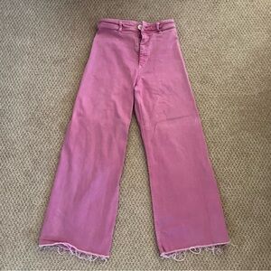 Pink Zara Flare pants